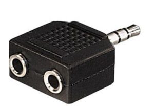 Adapter 3,5mm stereo-m / 2x 3,5mm stereo-ž