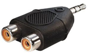 Adapter 3,5mm stereo-m / 2 CINCH-ž