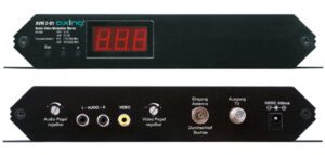 AV modulator stereo VHF UHF S AXING AVM 2-01