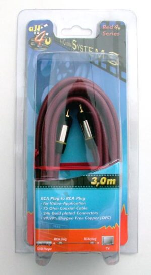 Kabel CINCH mono audio video  3m Home Cinema