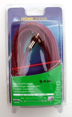 Kabel CINCH mono audio video  5m Home Cinema