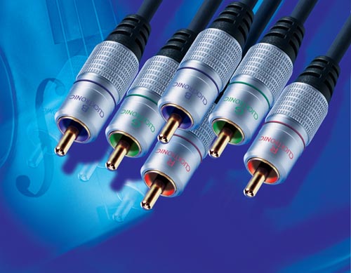 Kabel CINCH RGB video component  5m CLICKTRONIK HC400-500