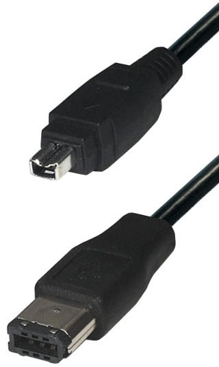 DV kabel FireWire 400 4pin/6pin  5m