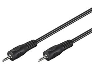 Kabel 3,5mm stereo-m / m  1,5m AUX