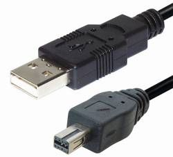 USB kabel USB A-m / USB Mini-m 8pin 2m