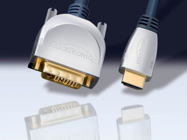 Kabel HDMI / DVI-D 15m CLICKTRONIC HC270-1500