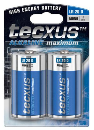Baterija 1,5V LR20 mono D Tecxus 2kom