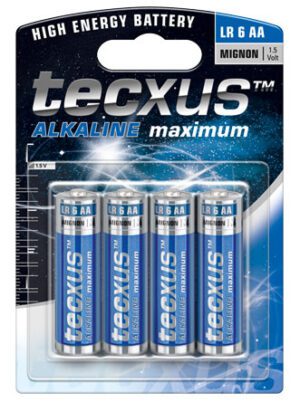 Baterija 1,5V LR6 mignon AA Tecxus 4kom