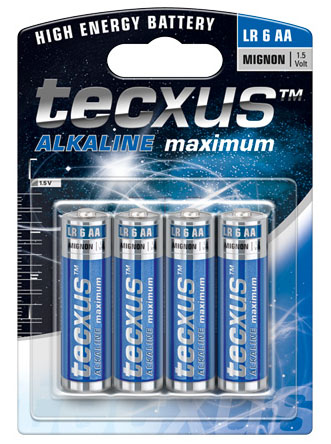 Baterija 1,5V LR6 mignon AA Tecxus 4kom