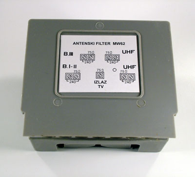 Antenski combiner UHF/UHF/VHF-DAB/FM