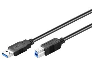 USB kabel USB A-m / USB B-m 3m USB3.0 SuperSpeed