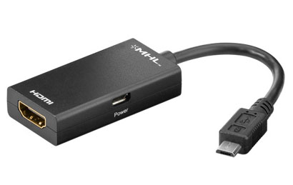Adapter USB Micro-m / HDMI-ž + USB Micro-ž MHL