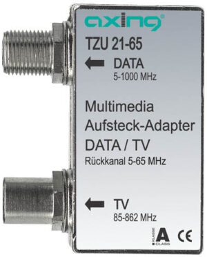 Multimedia adapter DATA / TV za kabel modem  AXING TZU 21-65