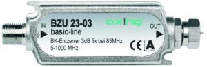 CATV equalizer  3dB 5-1000MHz  AXING BZU 23-03