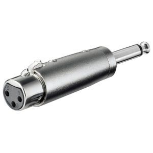 Adapter XLR-ž 3pin / 6,3mm mono-m