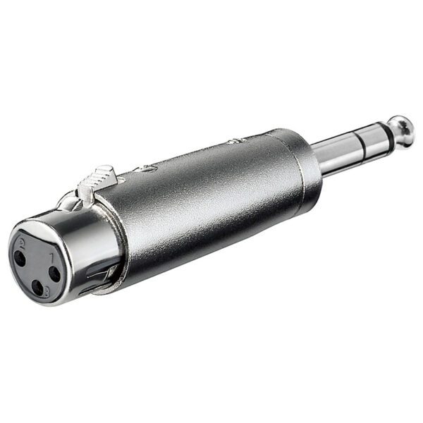 Adapter XLR-ž 3pin / 6,3mm stereo-m