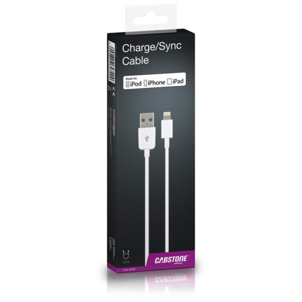 USB kabel za iPhone Lightning 1m Cabstone