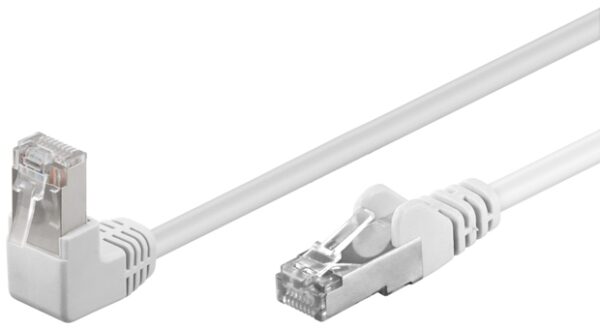 Patch kabel CAT5e F/UTP  0,5m kutni/ravni bijeli