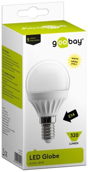 LED žarulja E14 4,0W=32W 2700K toplo bijela 320LM