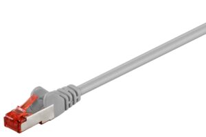 Patch kabel CAT6 S/FTP PIMF LSZH Cu 30m sivi
