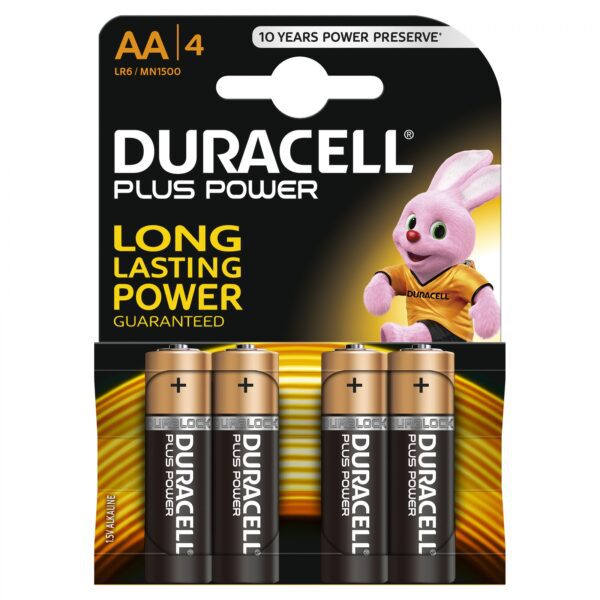 Baterija 1,5V LR6 mignon AA Duracell Plus Power 4kom