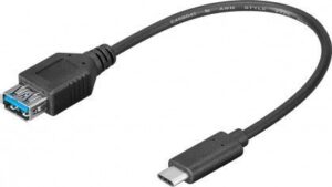 USB kabel USB-C / USB A-ž 0,2m OTG adapter USB3.0