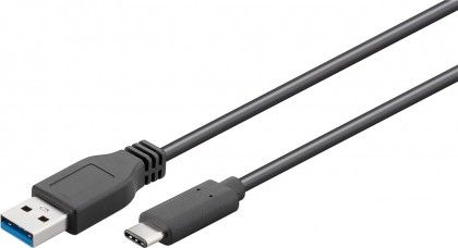 USB kabel USB-C / USB A  1m USB3.0 generacija 1