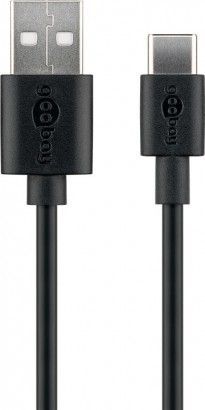 USB kabel USB-C / USB A  1m USB2.0