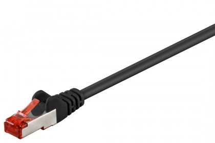 Patch kabel CAT6 S/FTP PIMF LSZH Cu  1,5m crni