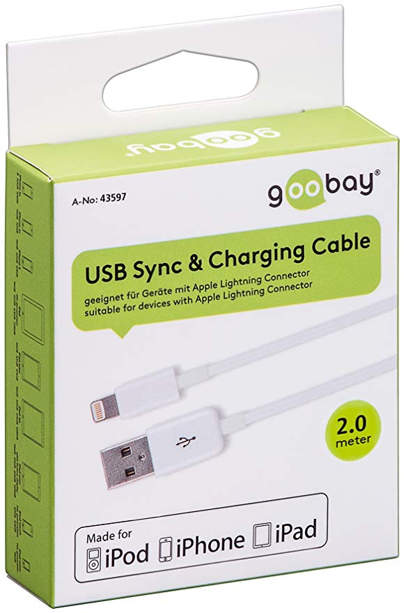 USB kabel za iPhone Lightning 2m