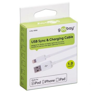 USB kabel za iPhone Lightning 1m