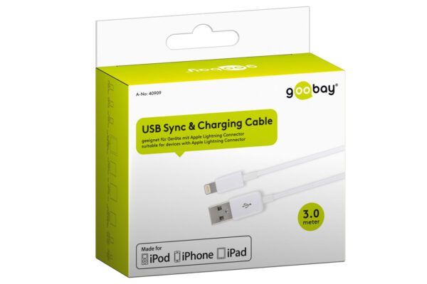USB kabel za iPhone Lightning 3m