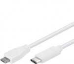 USB kabel USB-C / USB Micro B 0,2m
