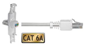 Konektor RJ45 CAT6A  UTP bezalatni do 7,5mm