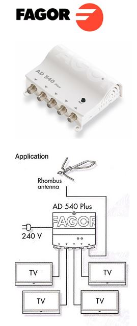 Antensko pojačalo Fagor AD540PLUS