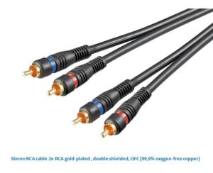 Kabel CINCH stereo audio  1,5m Home Cinema