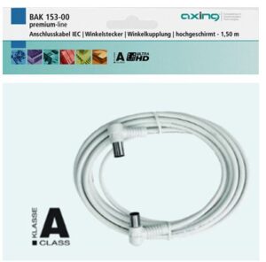 Kabel RF m / ž  1,5m kutni/kutni A klasa AXING BAK 153-00