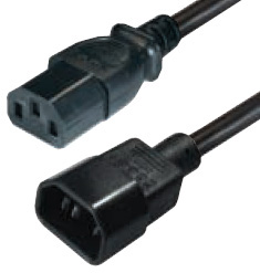 Kabel napajanja C14-m / C13-ž 1,5m