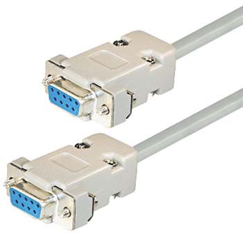 Kabel RS232 DB-9-ž / ž  2m  NULL modem