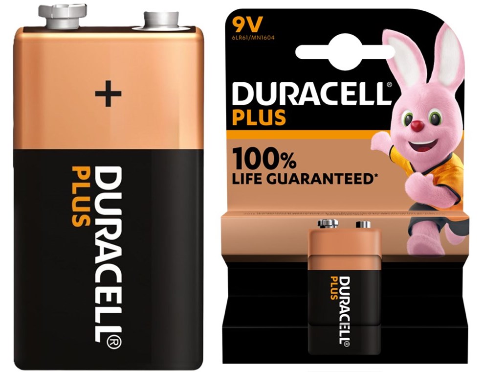 BAT6LR61-MN1604 Baterija 9V block 6LR61 Duracel Plus