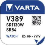 Baterija 1,55V SR54 SR1130W V389 Varta