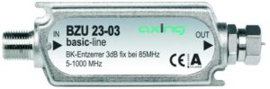 CATV equalizer 3dB 5-1000MHz AXING BZU 23-03