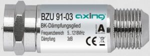 CATV atenuator 3dB AXING BZU 91-03