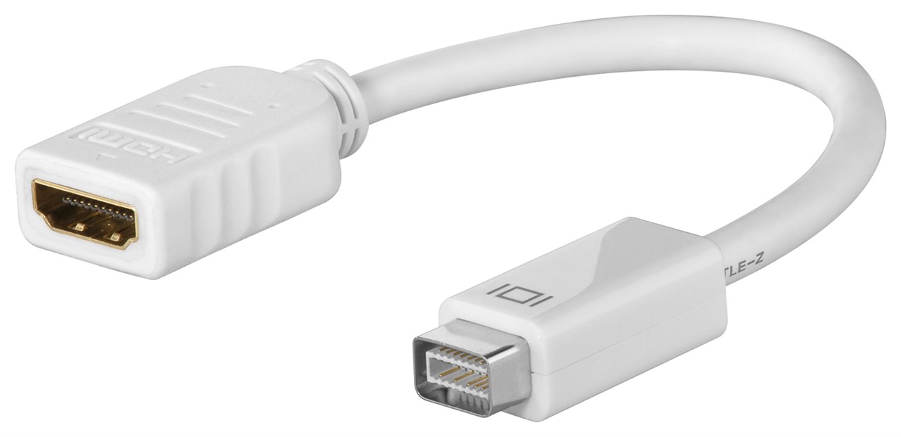 Cmple Mini DVI To HDMI Adapter Cable – 6 Inches – For MacBook IMac PowerBook