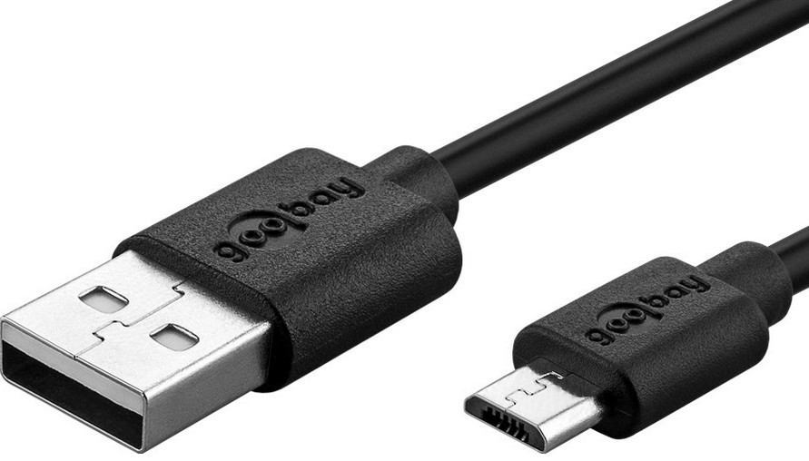 DAT46800_1 USB kabel USB A-m / USB Micro B-m 1m