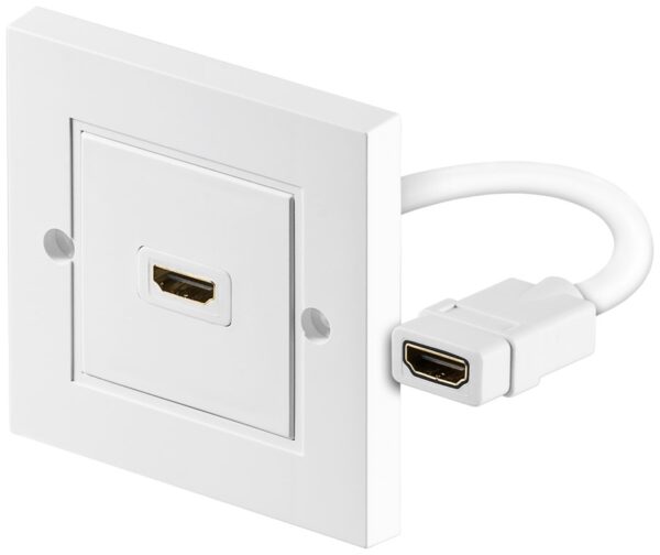 HDMI utičnica zidna 1xHDMI kabel 10cm