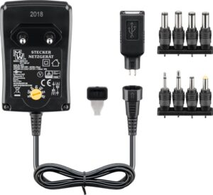 AC/DC adapter 3V-12V max 1,5A 18W