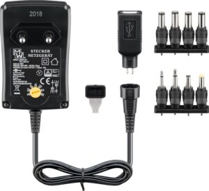 AC/DC adapter 3-12V 1500mA 18W