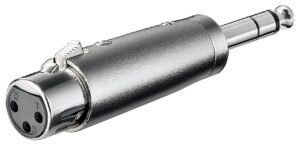 Adapter XLR-ž 3pin / 6,3mm stereo-m 4pin