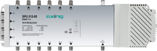 Multiswitch 5/12 basic line AXING SPU 512-05